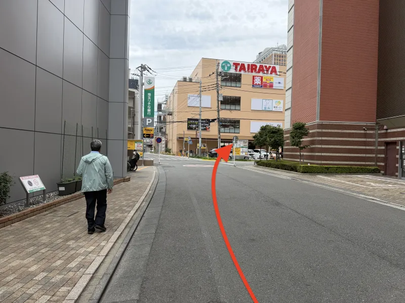 お車での経路 手順4