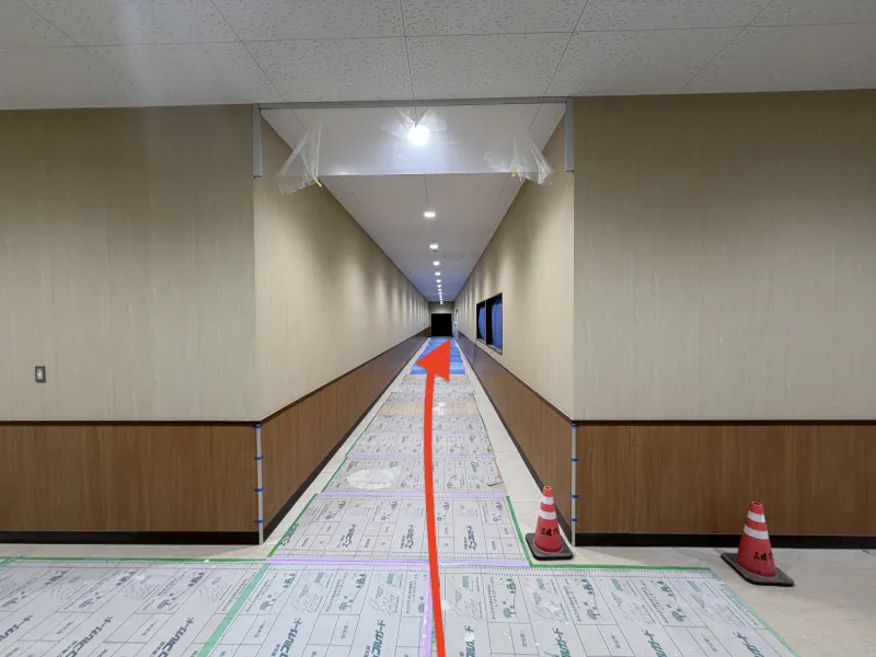 施設内の経路 手順5