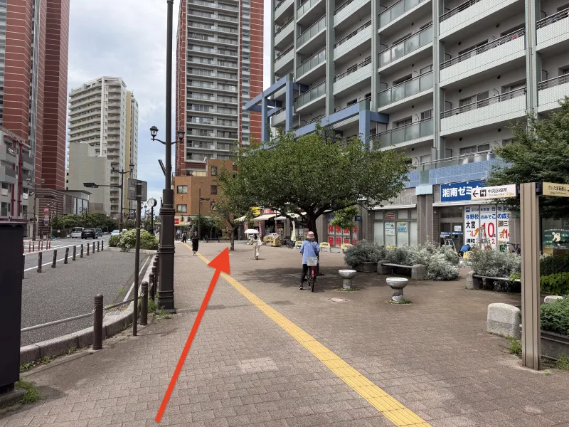 与野駅からの経路 手順6