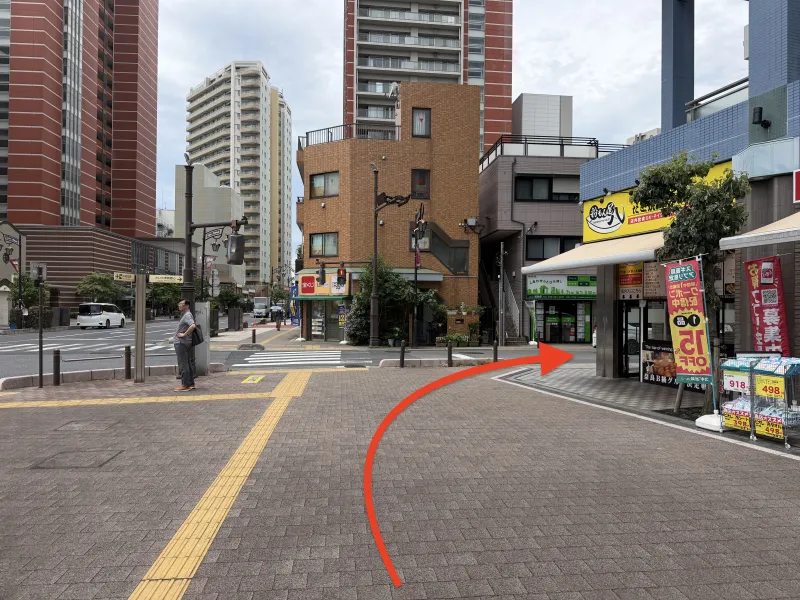 与野駅からの経路 手順7