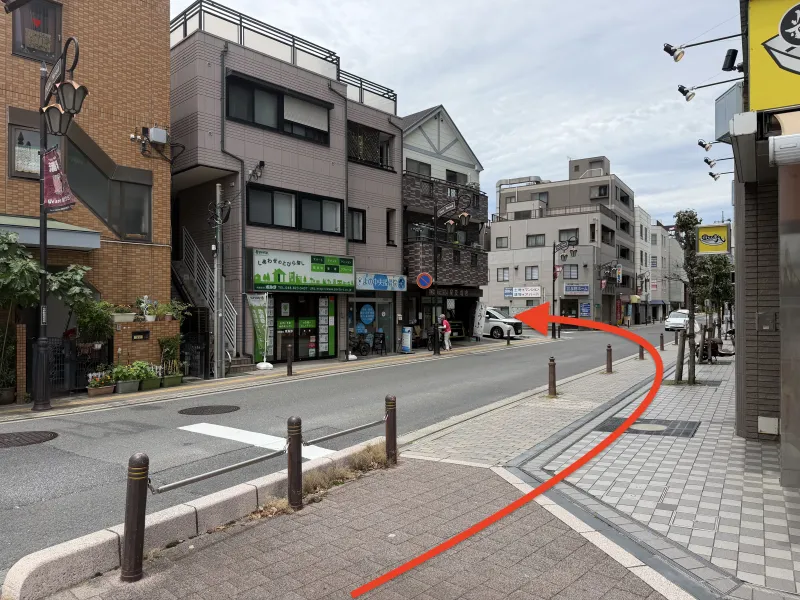 与野駅からの経路 手順8
