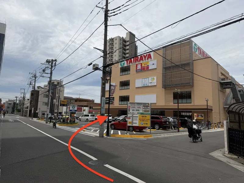 与野駅からの経路 手順10